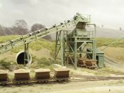 Sand and Gravel industrial narrow gauge model railway.